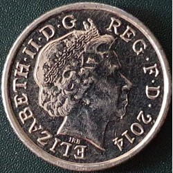 England 5 pence, 2011-2015 KM1109d