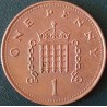 England 1 penny, 1985-1992 KM935