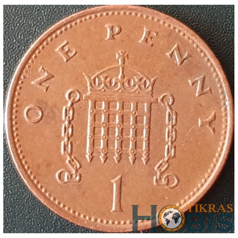 England 1 penny, 1992-1997 KM935a
