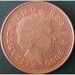 England 1 penny, 1998-2008 KM986