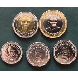 Siera Leone cents 5 pcs. set, 2022