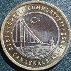 Turkey 1 lira, 2022 1915...