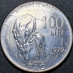 Italija 100 lirų, 1979...
