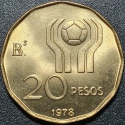 Argentina 20 pesų, 1978...