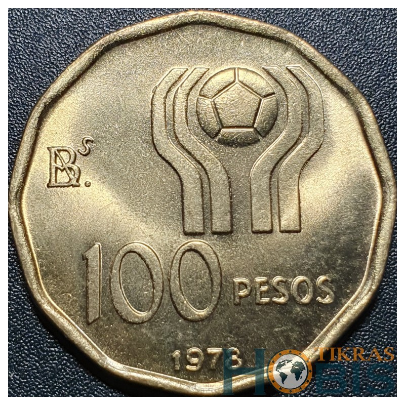 Argentina 100 pesų, 1978 Futbolo čempionatas KM77