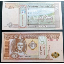 Mongolia 50 Togrog, 2019 P-72a