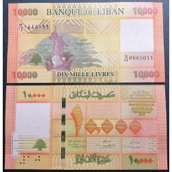 Lebanon 10 000 Livres, 2014...