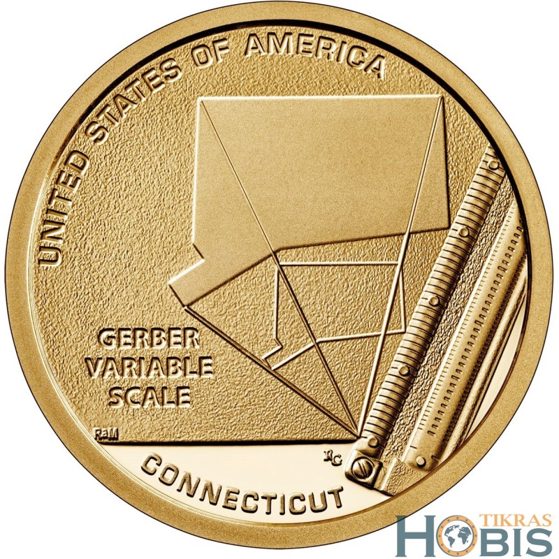 US 1 Dollar, 2020 Innovations, Gerber Floating Scale UC123