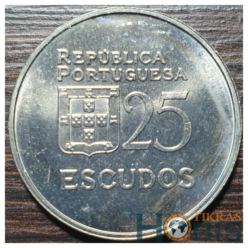 Portugalija 25 eskudai, 1986 KM607a