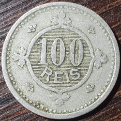 Portugalija 100 realų, 1900...