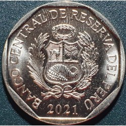 Peru 1 sol, 2021 Toribio Rodríguez de Mendoza UC118