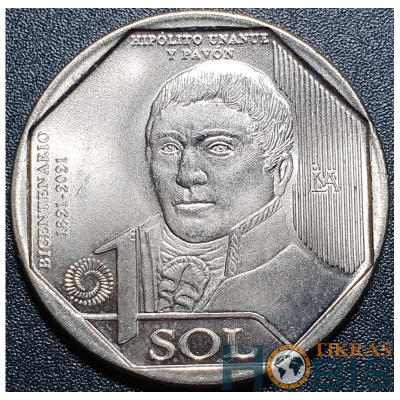 Peru 1 solis, 2021 Hipolito Unanue UC117