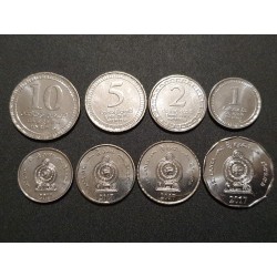 Sri Lanka 4 rupees, 2017 set