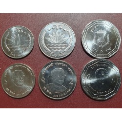 Bangladešas 1, 2, 5 takos,...