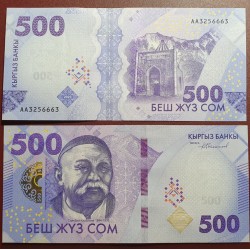 Kirgizija 500 Som, 2023 P-38