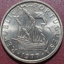 Portugalija 5 eskudai, 1963-1986 KM591 UNC