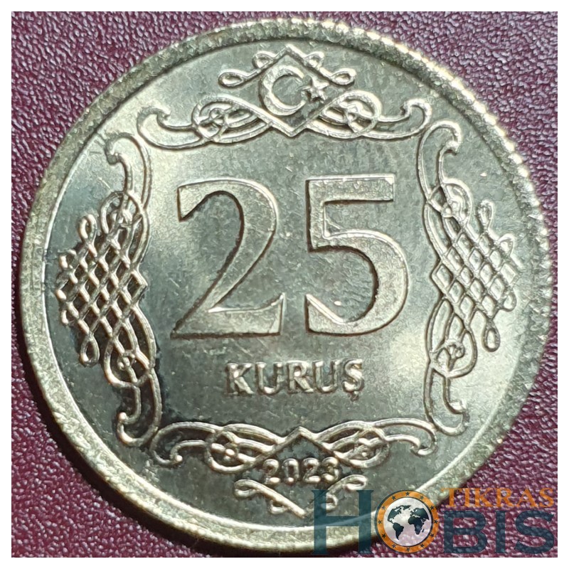 Turkija 25 kurušai, 2023 UC3