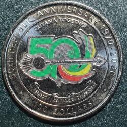 Gajana 100 dolerių, 2020...