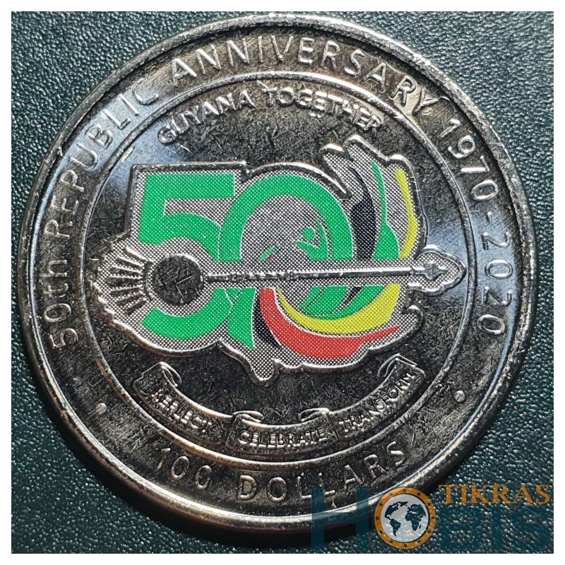 Guyana 100 dollars, 2020 50th Co‑operative UC201