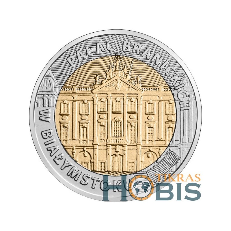 Poland 5 zlotys, 2020 Bialystok Branicki Palace