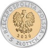 Lenkija 5 zlotai, 2020 Balstogės Branickių rūmai UC108
