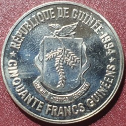 Guinea 50 francs, 1994 KM63