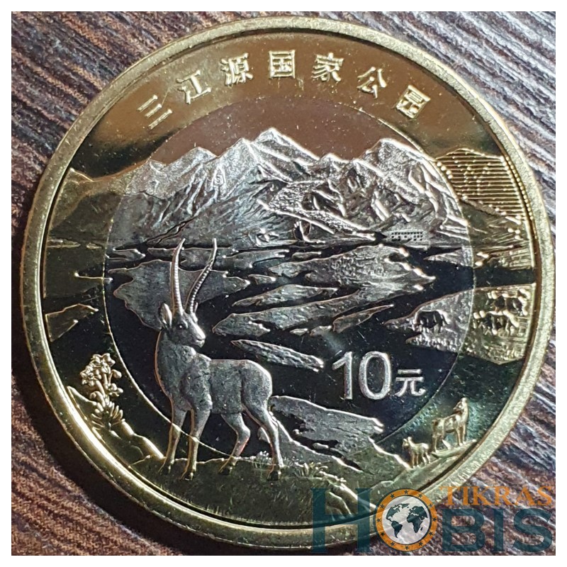 China 10 yuan, 2023 Sanjiangyuan National Park UC515
