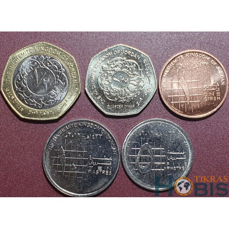 Jordan 2009-2012, 5 pcs. set