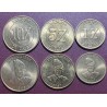 Zairas 1987-1988 zairų, 3 vnt. rinkinys
