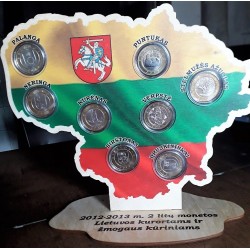 Frame 2012-2013 2 litas commemorative coins no. 81