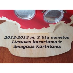Rėmelis 2012-2013 m. 2 litų proginėms monetoms Nr. 81
