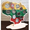Frame for 2 euro coins, tricolor map no. 84
