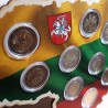 Rėmelis 2 eurų monetoms, trispalvis žemėlapis Nr. 84