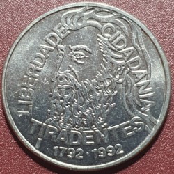 Brazilija 5000 kruzeirų, 1992 200-osios Tiradenteso mirties metinės KM65