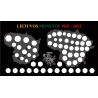 Rėmelis Lietuvos monetoms Nr. 43 - 1925-2023 su 16 skilių 2 Euro