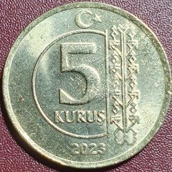 Turkey 5 kurus, 2023 KM1240