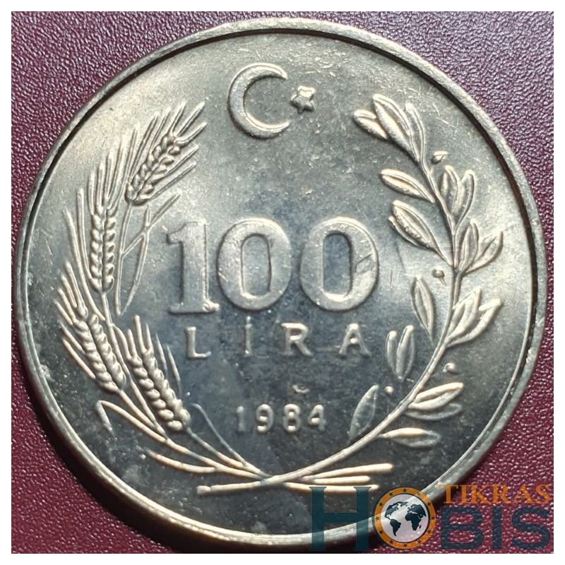 Turkija 100 lirų, 1984 KM967