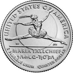 US 25 cents, 2023 Maria...