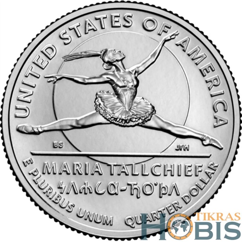 US 25 cents, 2023 Maria Tallchief UC387