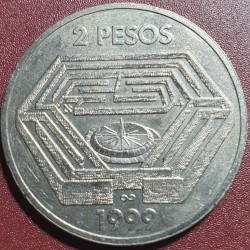 Argentina 2 pesai, 1999 Chorchės Luiso Borcheso 100 KM128