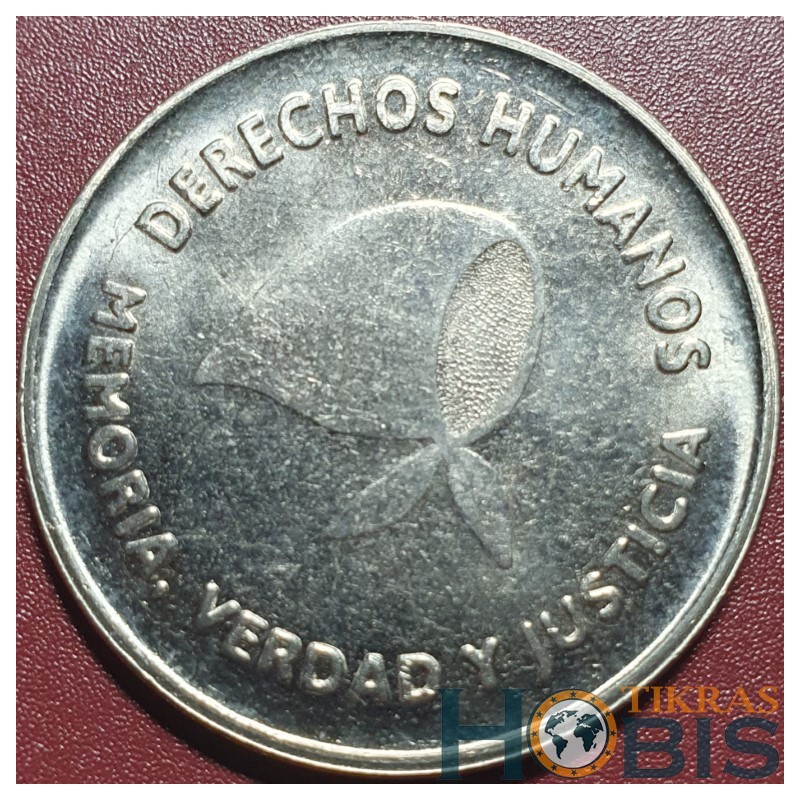 Argentina 2 pesai, 2006 Žmogaus teisių gynimas KM161