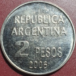 Argentina 2 pesai, 2006 Žmogaus teisių gynimas KM161