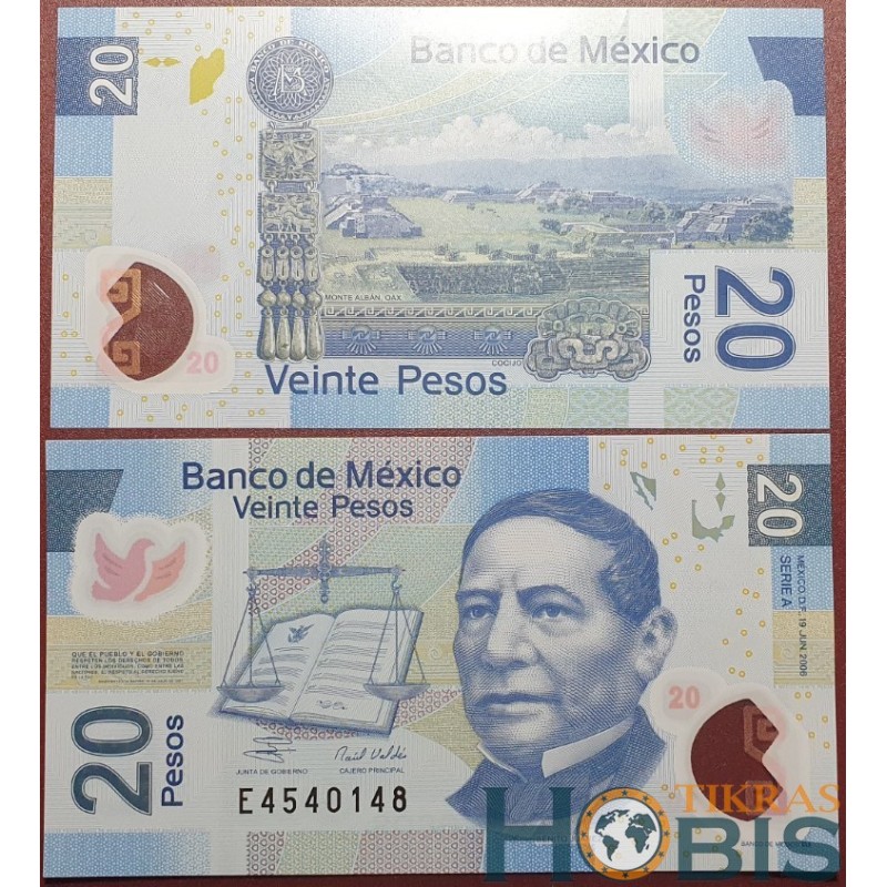 Mexico 20 pesos, 2006 P-122a