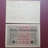 Germany 50 million mark 1923 P-109a.2
