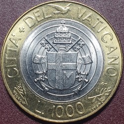 Vatikanas 1000 lirų, 1998...