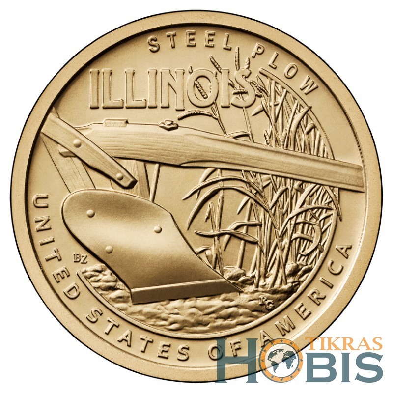 US 1 Dollar, 2024 Innovations, Steel Plow UC398