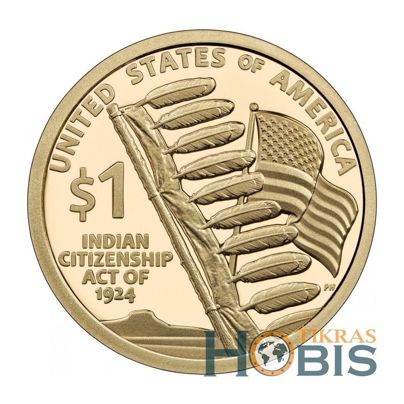 US 1 Dollar, 2024 Indians, The Indian Citizenship Act of 1924 UC399