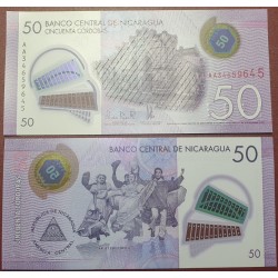 Nikaragva 50 Cordobas, 2021...
