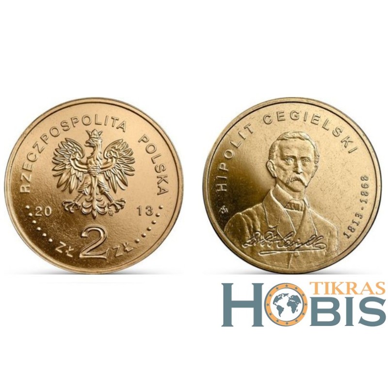 Poland 2 zloty, 2013 200th Hipolit Cegielski Y880