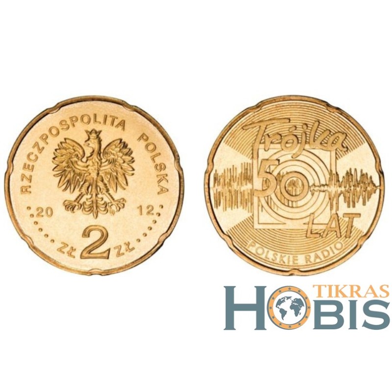 Poland 2 zlote, 2012 50th Radio Trojka Y816